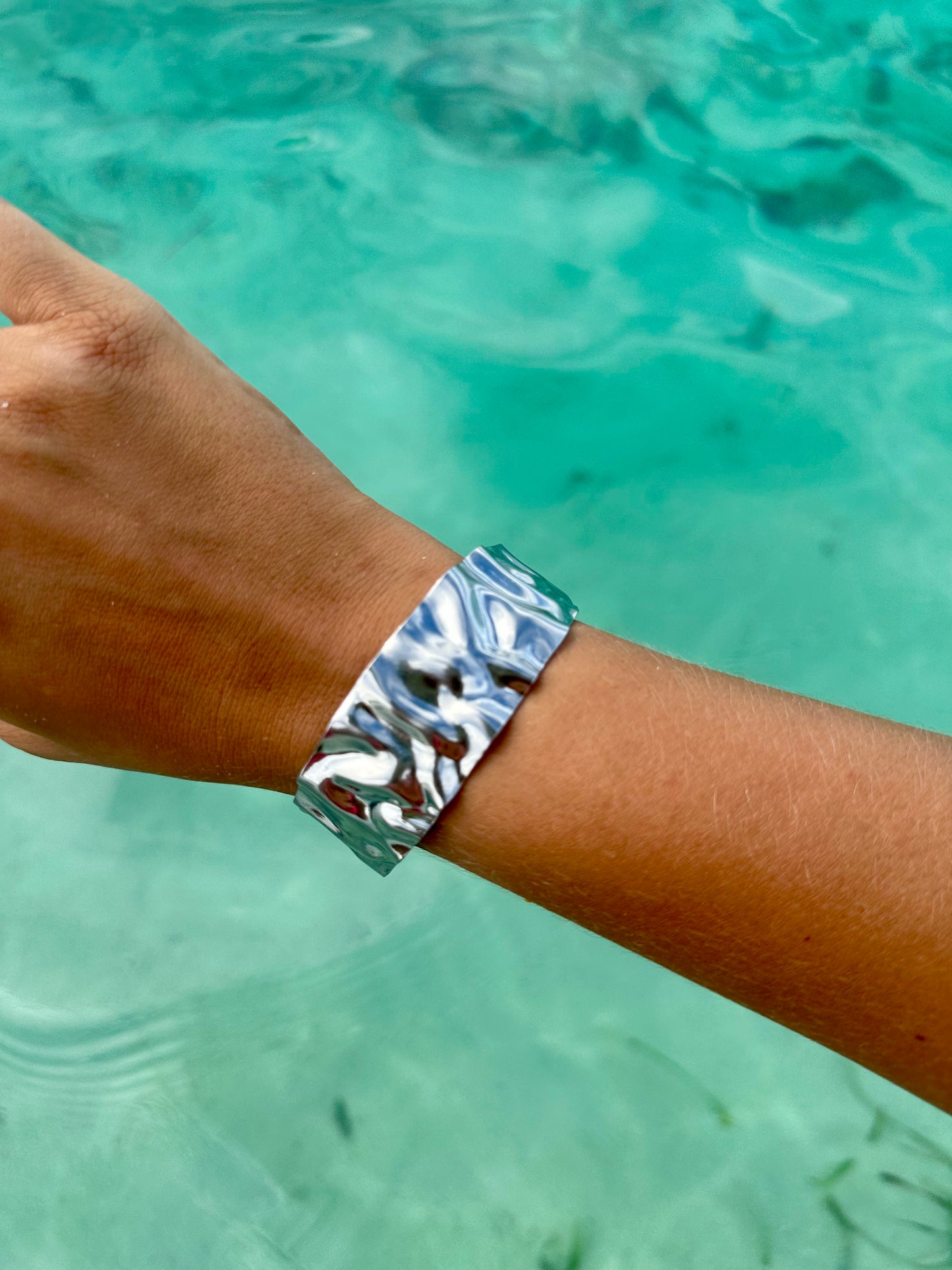 Crinkle Wave Bangle
